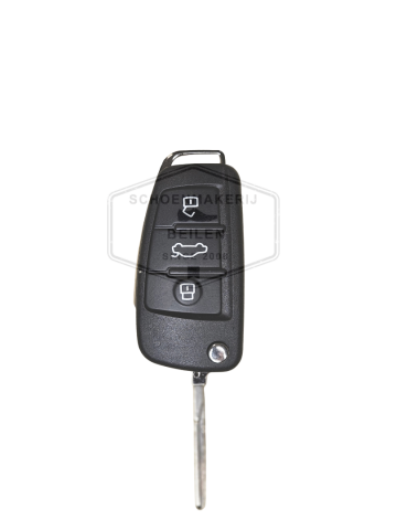Audi 3 knops klapsleutel hu66 1 geheel 1b